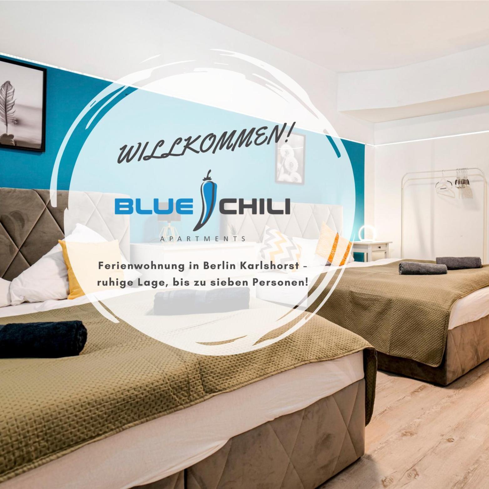 Blue Chili 31 - Stadtwohnung Fuer 7 - Modern Zentral Karlshorst Wlan 베를린 외부 사진